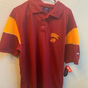 Pro Player Maroon and Gold USC Men's Polo Shirt